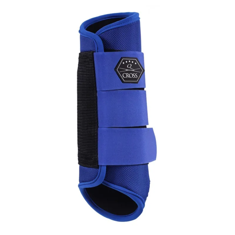 QHP Hind Eventing Boots - Cobalt blue 